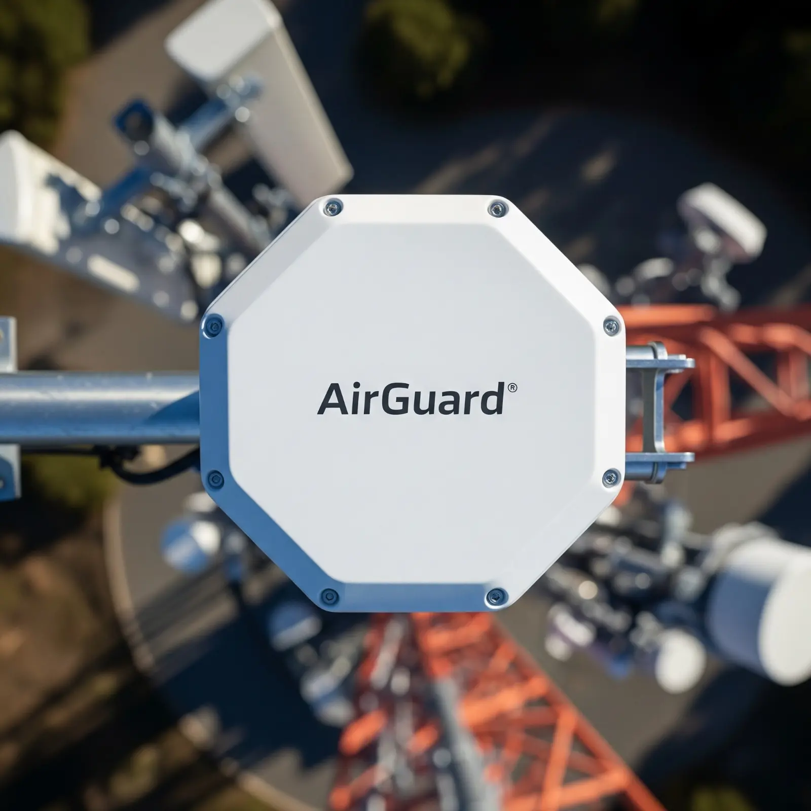 AirGuard device mounted on tower